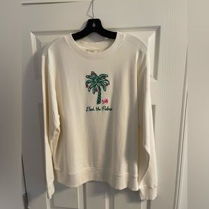 Lilly Pulitzer Women’s Ballad Deck the Palms Sweatshirt